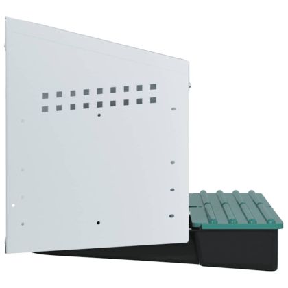 Кутия за пилета с 2 отделения, за стенен монтаж, поцинкована стомана