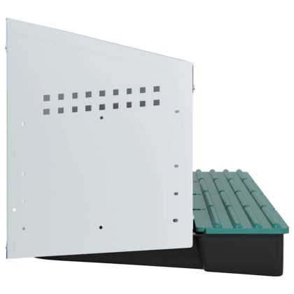 Кутия за пилета с 4 отделения, за стенен монтаж, поцинкована стомана