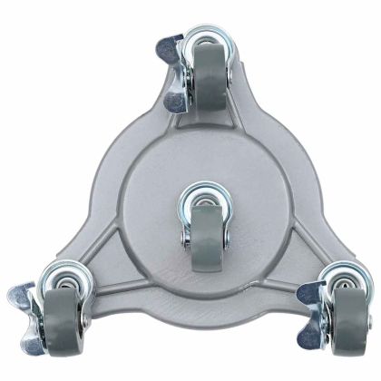 Мебелни колелца 4 бр. с повдигач 19x17,5x6 см стомана 1000 кг