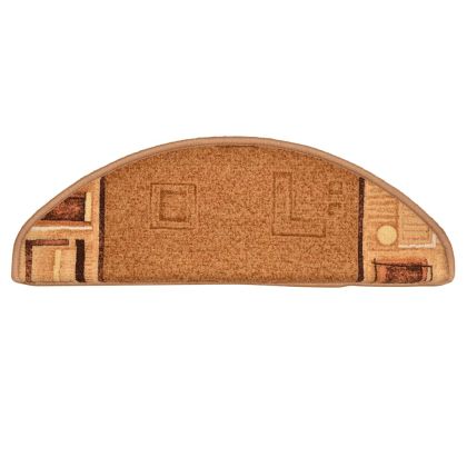 Самозалепващи стелки за стълби, 5 бр, 65x21x4 см, бежови