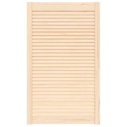 Врата за шкаф с решетен дизайн 99,3x59,4 см борово дърво масив