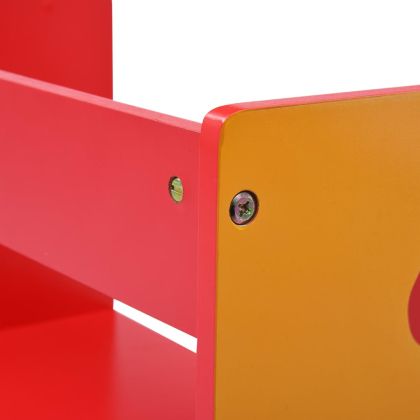 Детски комплект маса и столове 3 части дизайн на пожарна дърво