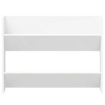 Стенни шкафове за обувки, 2 бр, бели, 80x18x60 см, ПДЧ