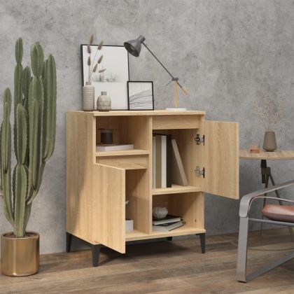 Сайдборд, дъб сонома, 60x35x70 см, инженерно дърво