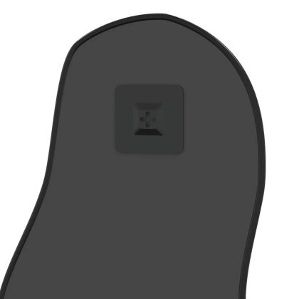 Стенно огледало черно 60x25 см