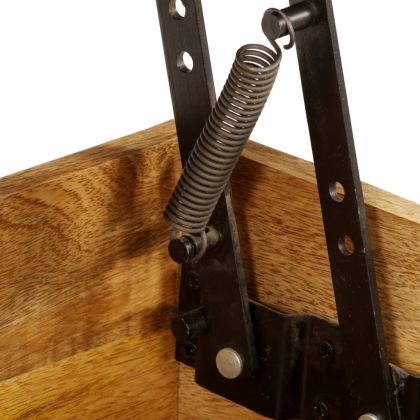 Маса за кафе от мангово дърво масив, 110x55x35 cм