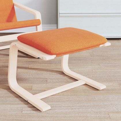 Табуретка, тъмножълта, 51x41x40 см, текстил