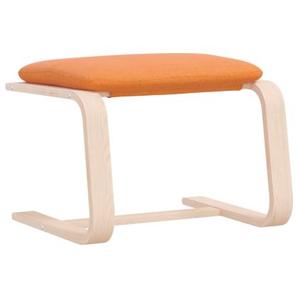 Табуретка, тъмножълта, 51x41x40 см, текстил