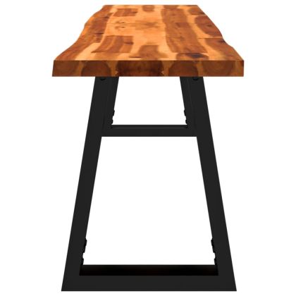 Пейка с жив ръб 160 см масивна акация