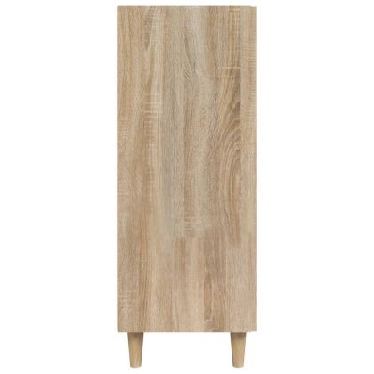 Сайдборд, дъб сонома, 69,5x34x90 см, инженерно дърво