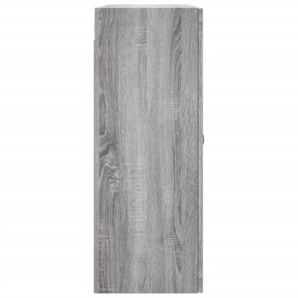 Стенен шкаф сив сонома 69,5x34x90 см инженерно дърво