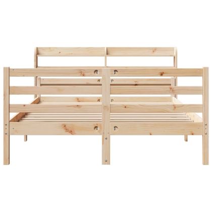 Рамка за легло с табла, 160х200 см, бор масив