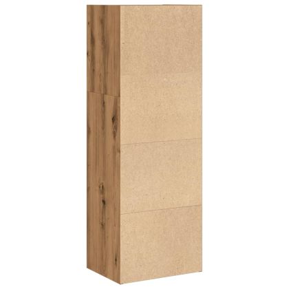 Библиотека, дъб артизан, 40x30x114 см, инженерно дърво