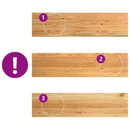 Стълбищни стъпала, 4 бр, светлокафяви, 100x25x2 см, дъб масив