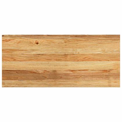 Прозоречни первази, 2 бр, светлокафяви, 90x40x2 см, дъб масив