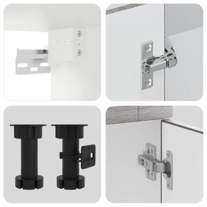 Комплект кухненски шкафове от 11 части Porto, инженерно дърво