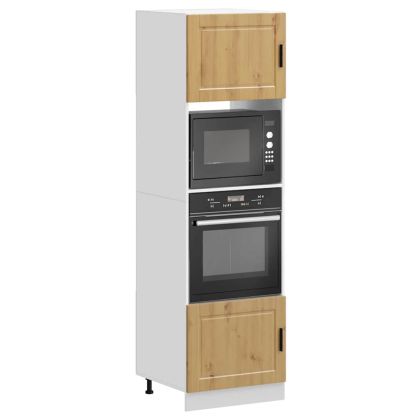 Шкафове за фурна 2 бр Porto, дъб артизан, инженерно дърво