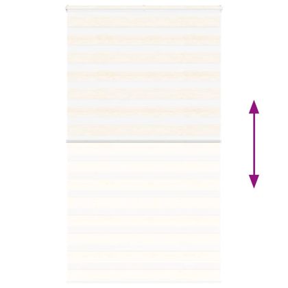 Зеброва щора 135x200 см Ширина на плата 130,9 см Полиестер