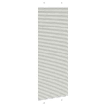 Плисирана щора Светло сиво 70x200 cm Ширина на плата 69,4 cm