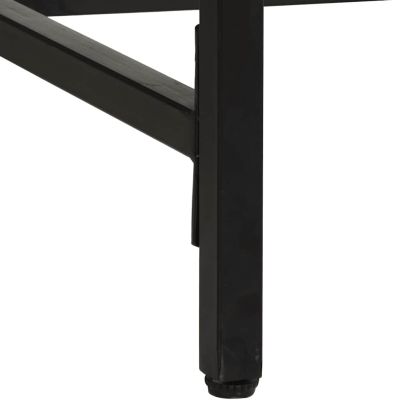 Трапезна маса, 220x90x75 cм, мангово грубо дърво масив