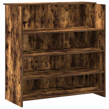 Приемно бюро, опушен дъб, 200x50x103,5 см, инженерно дърво