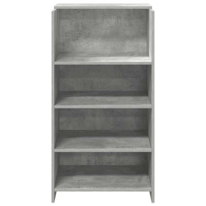 Приемно бюро, бетонно сиво, 55x50x103,5см, инженерно дърво