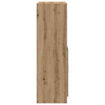 Кухненски шкаф, дъб артизан, 57x41,5x131,5 см, инженерно дърво