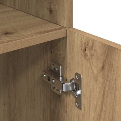 Кухненски шкаф, дъб артизан, 57x41,5x131,5 см, инженерно дърво