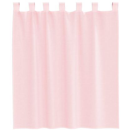 Пердета от воал с прът джобове, 2 бр, светлорозово