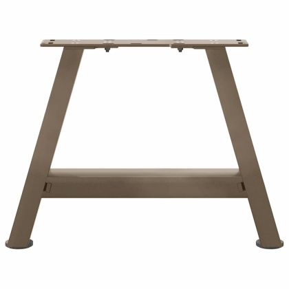 Крака за масичка за кафе, А-образни, 2 бр., 30 x (30-31) см, стомана