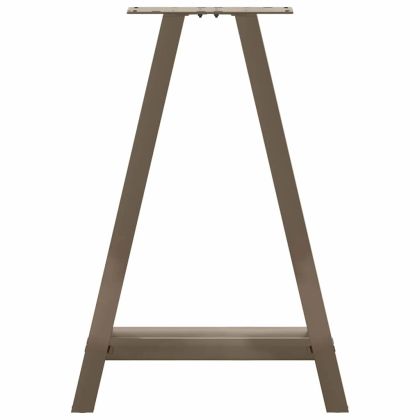 Крака за трапезарна маса, А-образни, 2 бр., 50 x (72-73) см, стомана