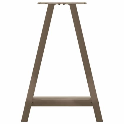 Крака за трапезарна маса, А-образни, 2 бр., 60 x (72-73) см, стомана