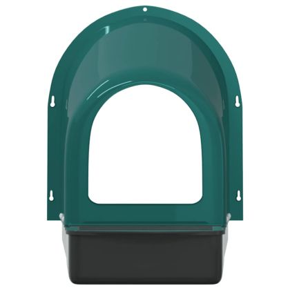 Кутийки за пилета, 4 бр., за стенен монтаж, тъмнозелени пластмасови
