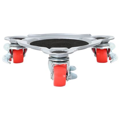 Мебелни колелца 4 бр. с повдигач 14,5x13,5x4 см стомана 400 кг