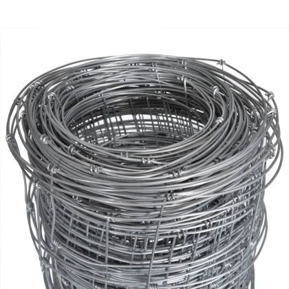 Градинска ограда, поцинкована стомана, сребриста, 50x1 м