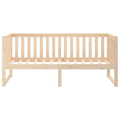 Дневно легло без матрак 75x190 cm масивна дървесина бор