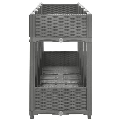 Повдигната леха, 160x40x71 см, полипропилен