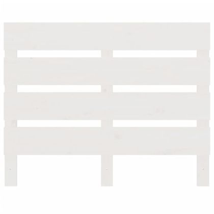 Рамка за легло, бяла, бор масив, 90x190 см, Single