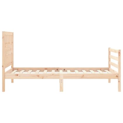 Рамка за легло с табла Small Single дърво масив