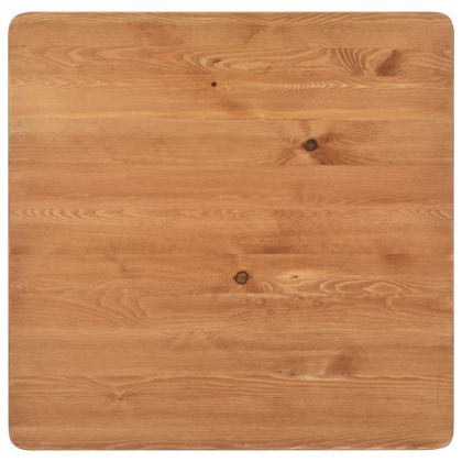 Бар маса, черна, 60x60x108 см, борово дърво масив, стомана