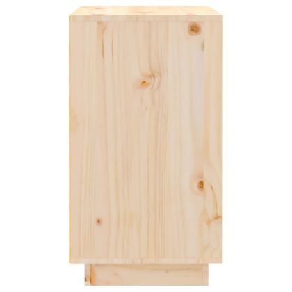 Шкаф за вино, 55,5x34x61 см, борово дърво масив