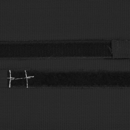 Облегалка за глава за шезлонг, черна, 40x7,5x15 см, textilene