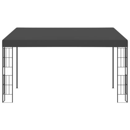 Шатра за стенен монтаж, 3x4 м, антрацит, текстил