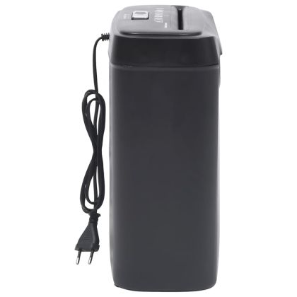 Шредер за хартия, 6 листа, Strip Cut, черен