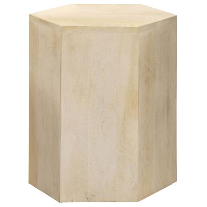 Комплект маси за кафе, 3 бр, манго масив