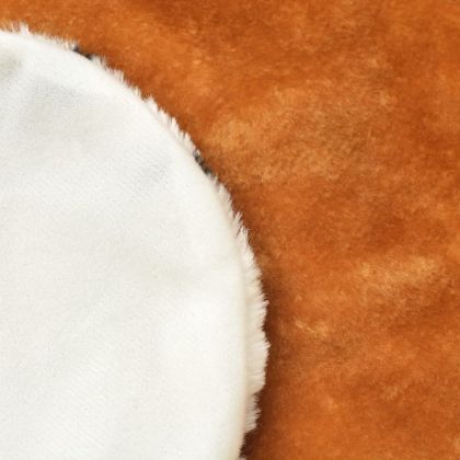 Плюшен килим "лъв", 205 см, кафяв