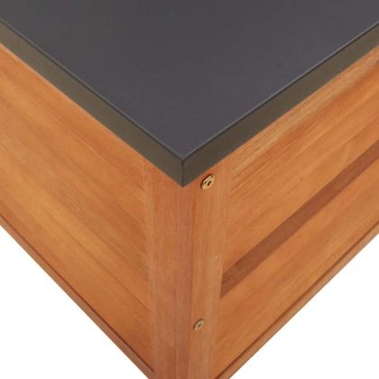 Градинска кутия за съхранение 60x50x55 см евкалипт масив
