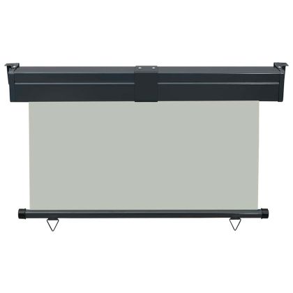 Вертикална тента за балкон, 125x250 см, сива