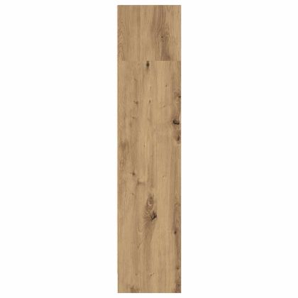 Библиотека, дъб артизан, 80x24x109 см, инженерно дърво