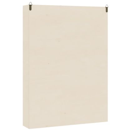 Дървена колекционерска витрина с 6 рафта 40x8,5x55 см